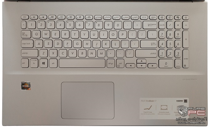 Test ASUS VivoBook 17 - Multimedialny laptop z AMD Ryzen 5 3500U [nc3]