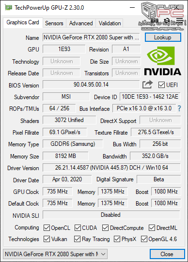 Test MSI GS66 z Intel Core i7-10875H oraz GeForce RTX 2080 SUPER [6]