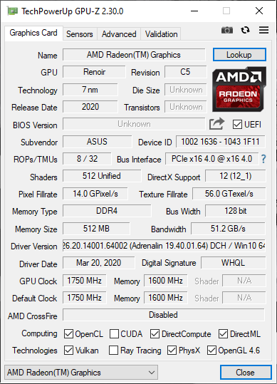 Radeon Graphics vs NVIDIA GeForce MX250 - Test układów iGPU [46]