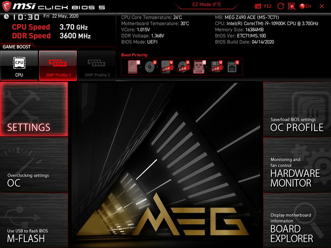 MSI MEG Z490 ACE - Test płyty głównej dla procesorów Comet Lake [5]