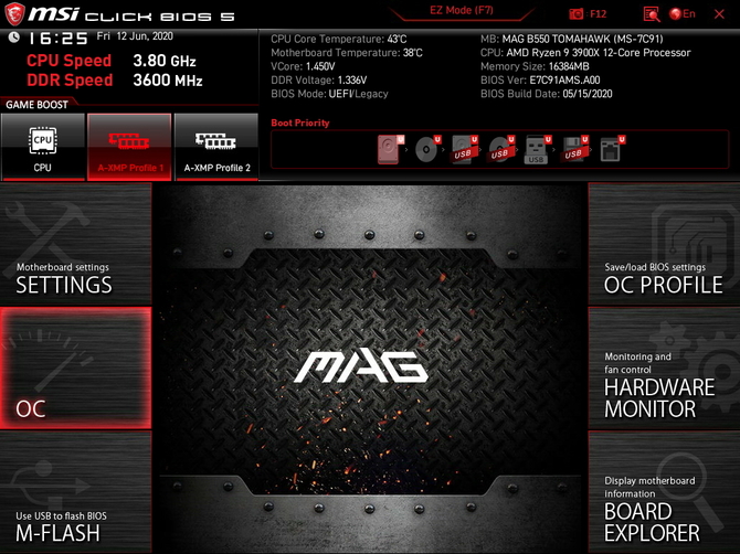 Test płyty głównej MSI MAG B550 Tomahawk dla procesorów Ryzen [8]