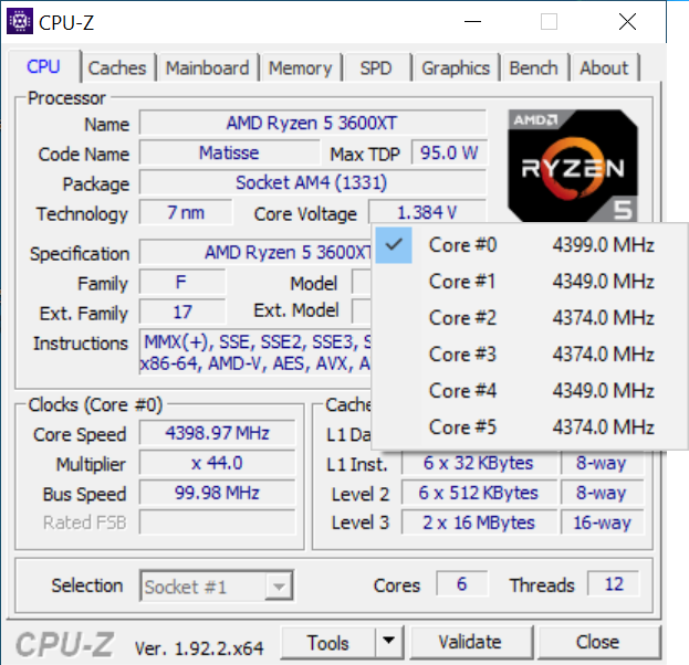 Test procesorów Ryzen 5 3600XT, Ryzen 7 3800XT, Ryzen 9 3900XT [nc6]