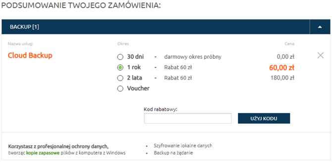 Cloud Backup - sprawdzamy pojemną i niedrogą usługę od nazwa.pl [5]