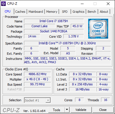 AMD Ryzen 7 4800H vs Intel Core i7-10875H w laptopach Hyperbook [6]
