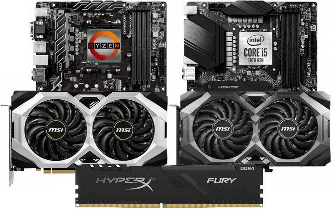 I5 10400f on sale rx 5700 xt
