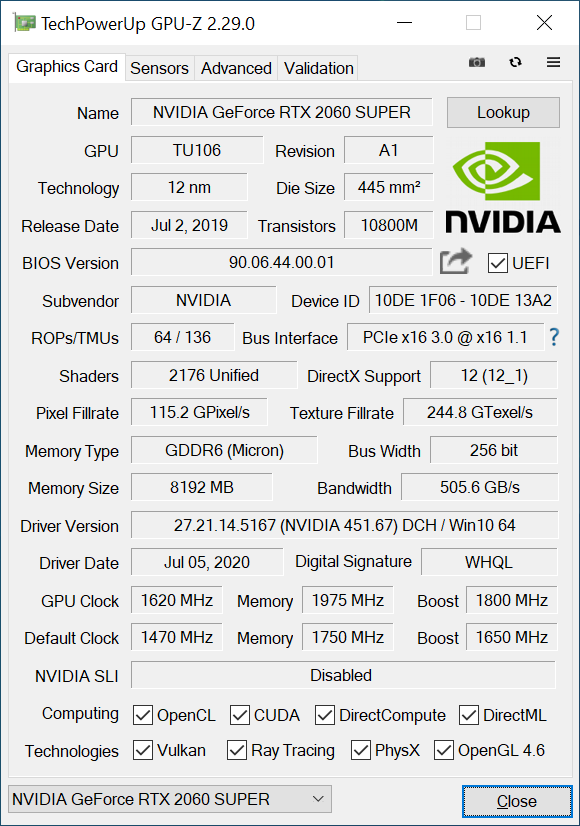 Test Ryzen 5 3600 vs Core i5-10400F na RTX 2060S vs RX 5700 XT	 [50]