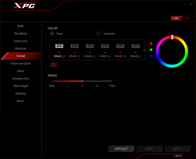 Test pamięci DDR4 ADATA XPG SpectriX D60G 4133 MHz CL19  [nc1]