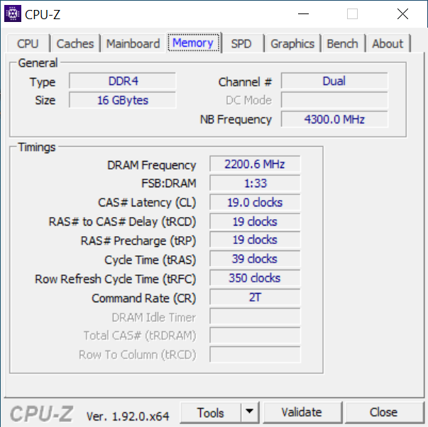 Test pamięci DDR4 ADATA XPG SpectriX D60G 4133 MHz CL19  [nc7]