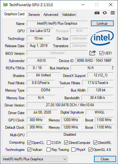 Intel Core i7-1065G7 vs AMD Ryzen 7 4700U - Test ASUS ZenBook 14 [7]