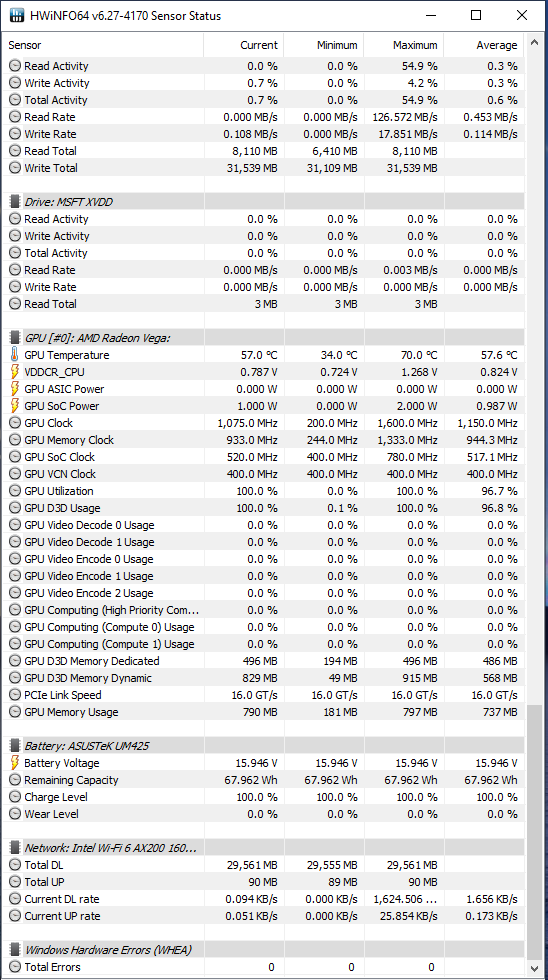 Intel Core i7-1065G7 vs AMD Ryzen 7 4700U - Test ASUS ZenBook 14 [65]