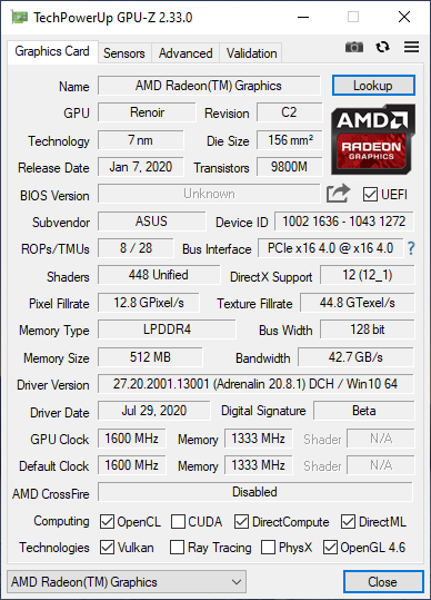 Intel Core i7-1065G7 vs AMD Ryzen 7 4700U - Test ASUS ZenBook 14 [8]