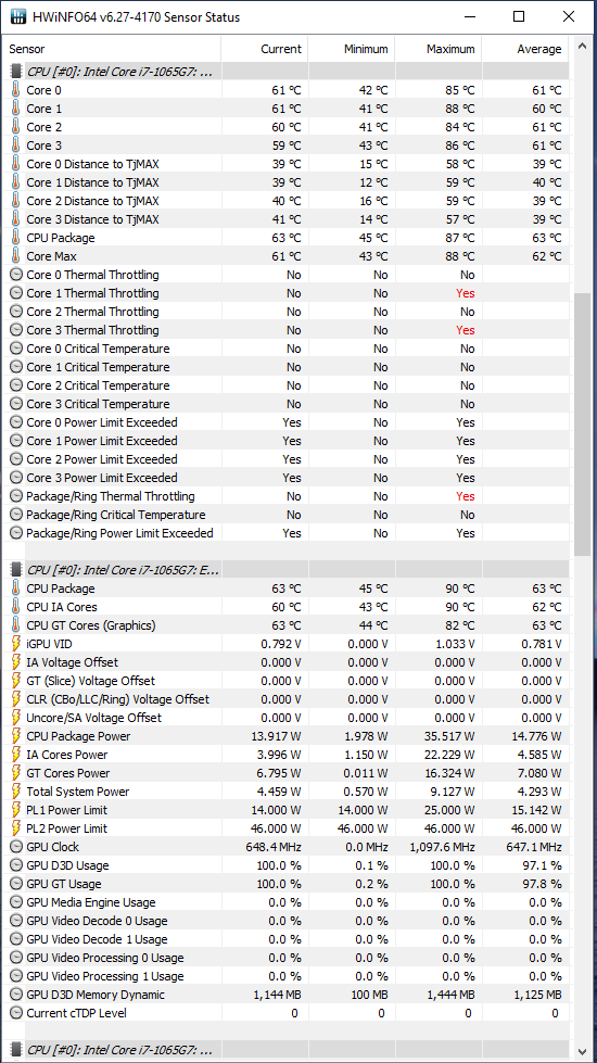 Intel Core i7-1065G7 vs AMD Ryzen 7 4700U - Test ASUS ZenBook 14 [83]