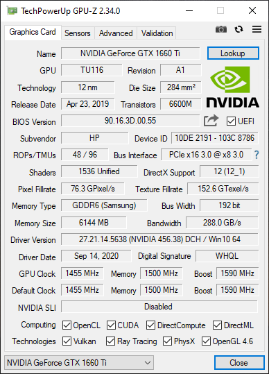 Test HP OMEN 15 2020 - Świetny laptop z Ryzen 5 4600H i GTX 1660 Ti [6]