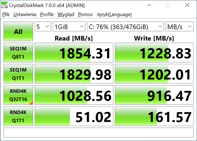 Test komputera ACTINA - AMD Ryzen 5 3600 i Radeon RX 5700 XT [nc1]