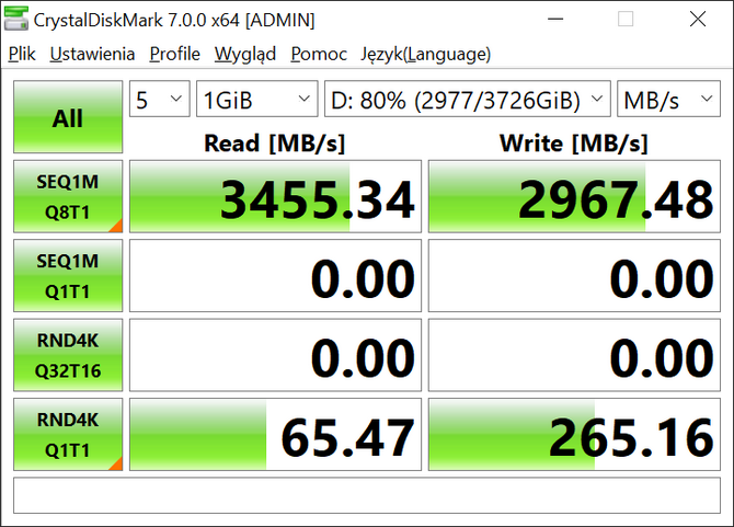 Test dysku SSD Corsair MP400 4 TB - Szybkie QLC w rozmiarze XXL [nc1]