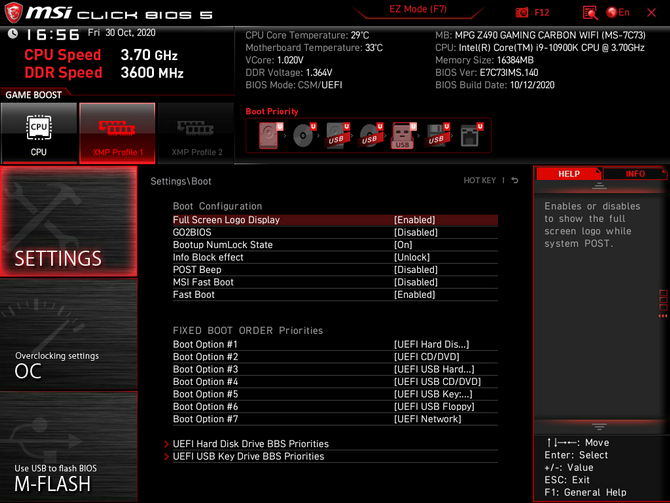 Test MSI MPG Z490 Carbon EK X - Płyta główna chłodzona wodą [nc1]