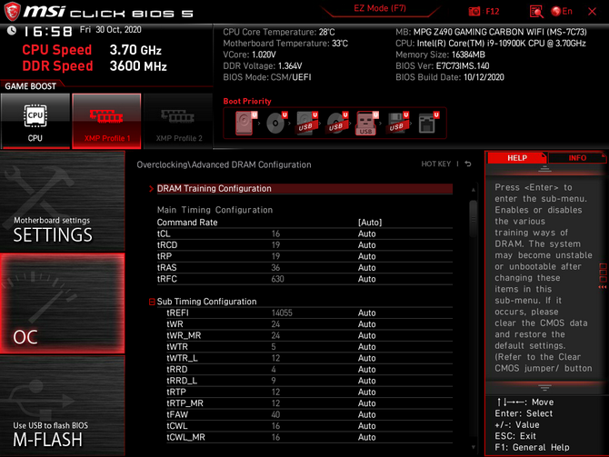 Test MSI MPG Z490 Carbon EK X - Płyta główna chłodzona wodą [nc1]