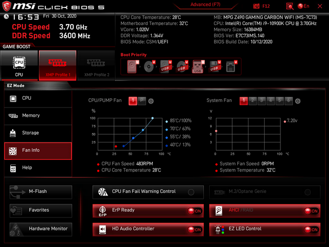 Test MSI MPG Z490 Carbon EK X - Płyta główna chłodzona wodą [nc1]