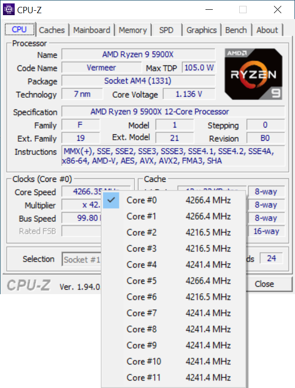 Test procesora AMD Ryzen 9 5900X - Premiera architektury Zen 3 [nc1]