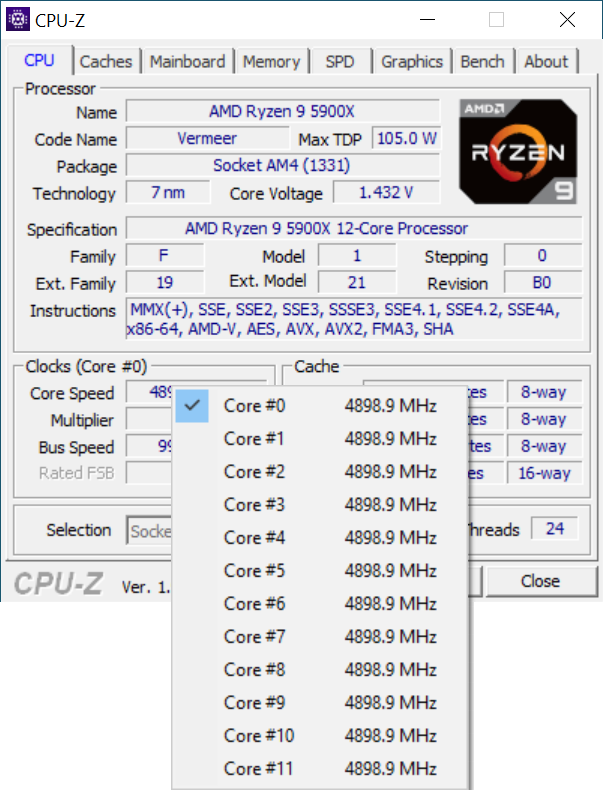 Test procesora AMD Ryzen 9 5900X - Premiera architektury Zen 3 [nc1]