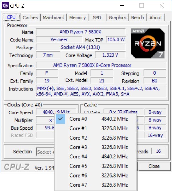 Test procesorów AMD Ryzen 7 5800X vs Intel Core i7-10700K [nc1]