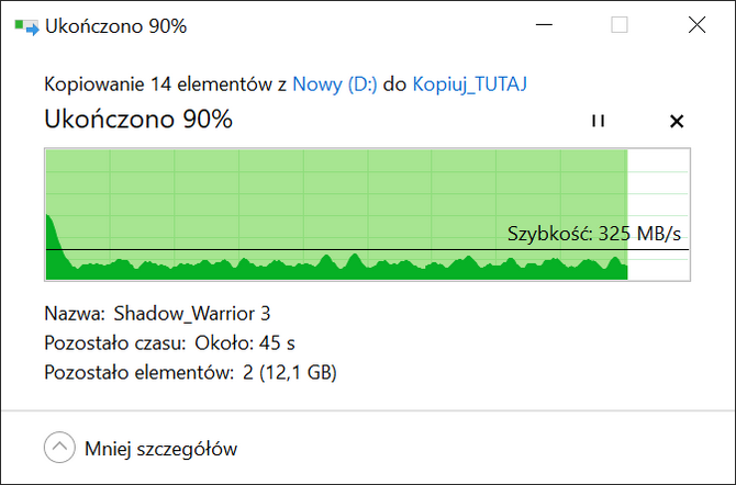 Test dysku SSD TeamGroup T-Force Cardea Ceramic C440 [nc1]