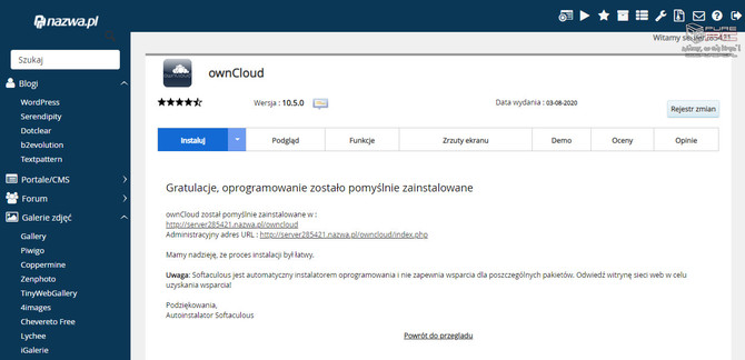 CloudHosting od nazwa.pl - Test interesującej usługi hostingowej [35]