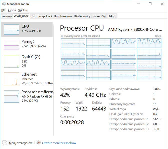 Test procesora AMD Ryzen 7 5800X i karty graficznej AMD Radeon RX 6800 XT w miejscach procesorowych (zapowiedź) [3]