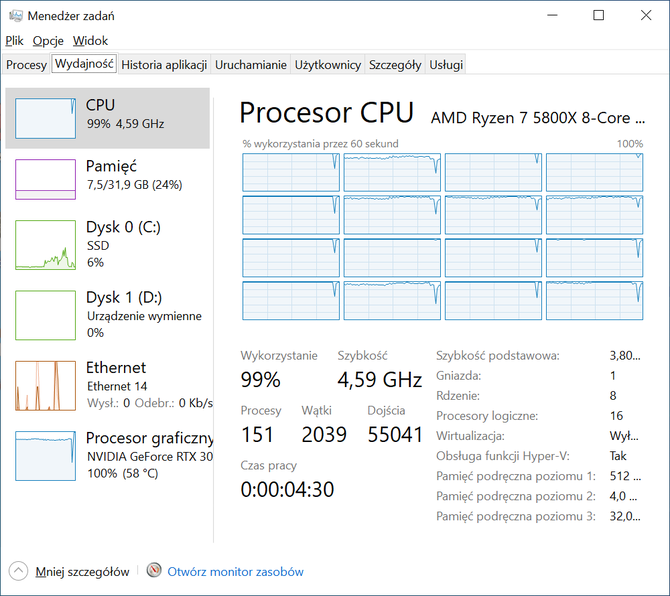 Test Ryzen 7 5800X vs Core i7-10700KF na RTX 3080 i RX 6800 XT [nc1]