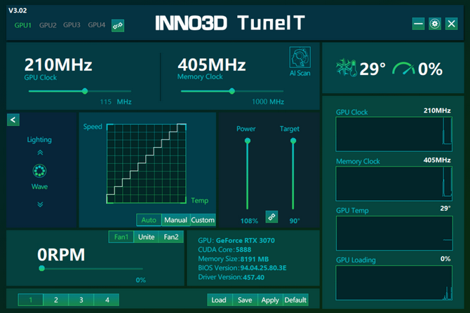 Test karty graficznej Inno3D GeForce RTX 3070 iChill X3 - Niereferencyjny Ampere w agresywnym wydaniu [nc1]