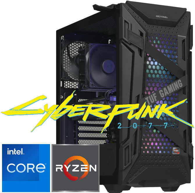 Cyberpunk 2077 - Test wydajności procesorów i pamięci RAM. Pojedynek AMD Ryzen vs Intel Core - Ile rdzeni potrzeba? [nc1]