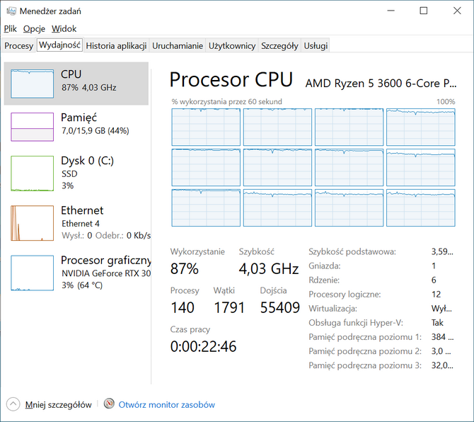 Cyberpunk 2077 - Test wydajności procesorów i pamięci RAM. Pojedynek AMD Ryzen vs Intel Core - Ile rdzeni potrzeba? [nc1]