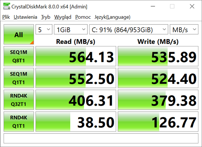 Test komputera ACTINA z procesorem AMD Ryzen 5 5600X i kartą graficzną Gigabyte GeForce RTX 3060 Ti Eagle [nc1]