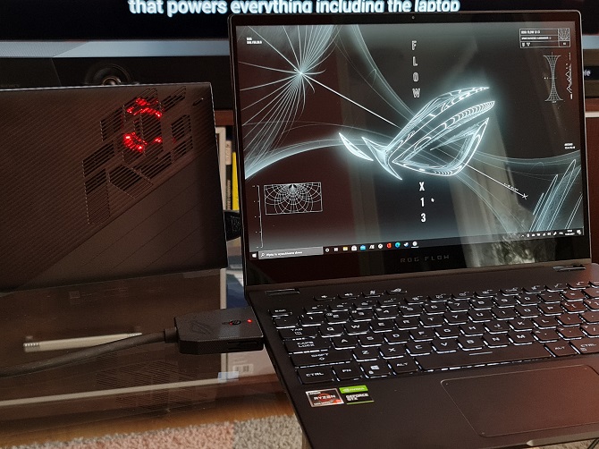 Test ASUS ROG Flow X13 oraz ROG XG Station - Laptop 2w1 z AMD Ryzen 9 5980HS oraz kartą NVIDIA GeForce RTX 3080 (eGPU) [nc1]