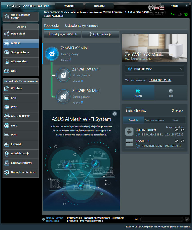 Test ASUS ZenWiFi AX Mini XD4. Zestaw Wi-Fi mesh z obsługą 802.11ax pozwala na zasięg w całym domu [9]