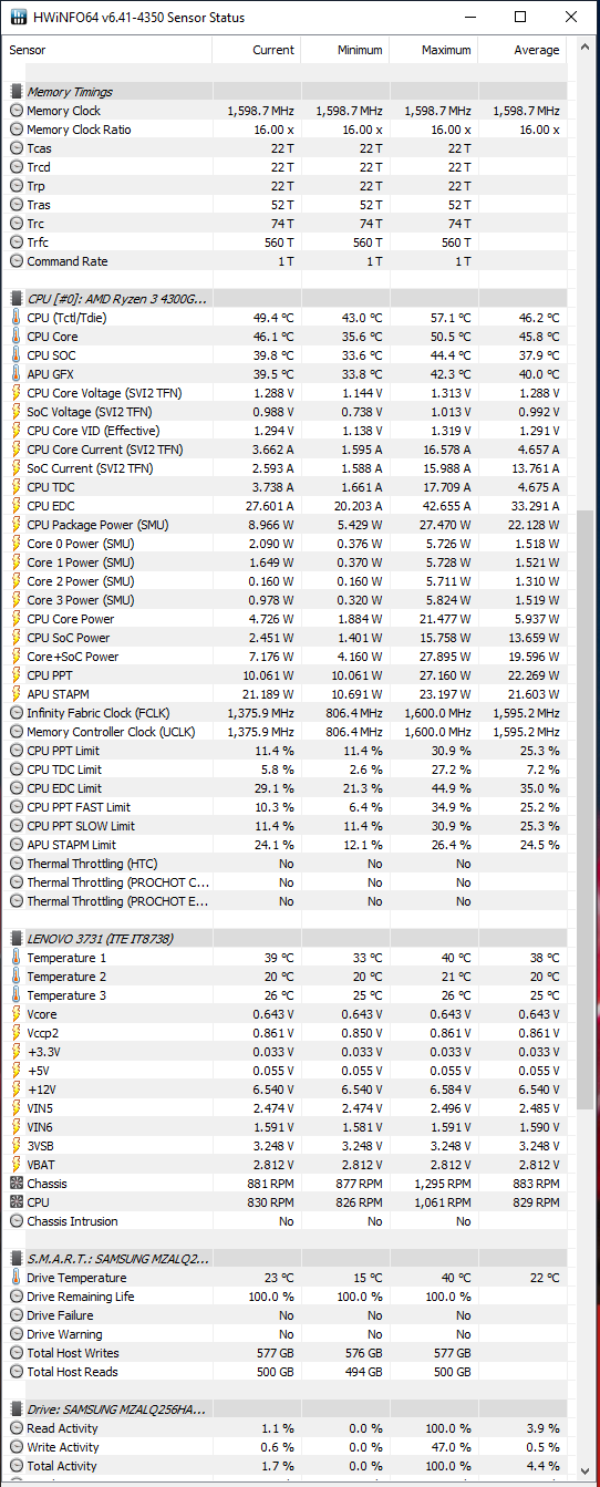 Test Lenovo V55t - biurowy komputer z procesorem APU AMD Ryzen 3 4300G oraz układem graficznym Radeon Vega [48]