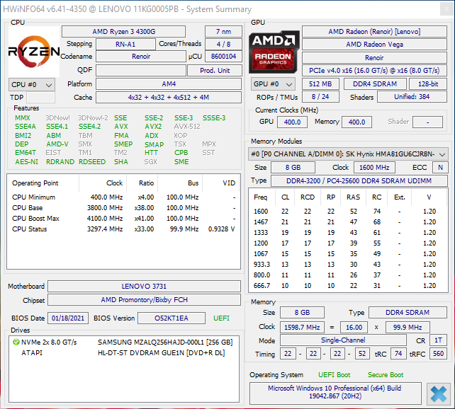 Test Lenovo V55t - biurowy komputer z procesorem APU AMD Ryzen 3 4300G oraz układem graficznym Radeon Vega [49]