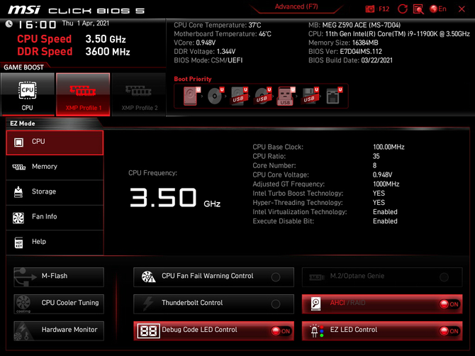 Test płyty głównej MSI MEG Z590 ACE dla procesorów Intel Rocket Lake. Solidna konstrukcja z bogatym wyposażeniem	 [nc1]