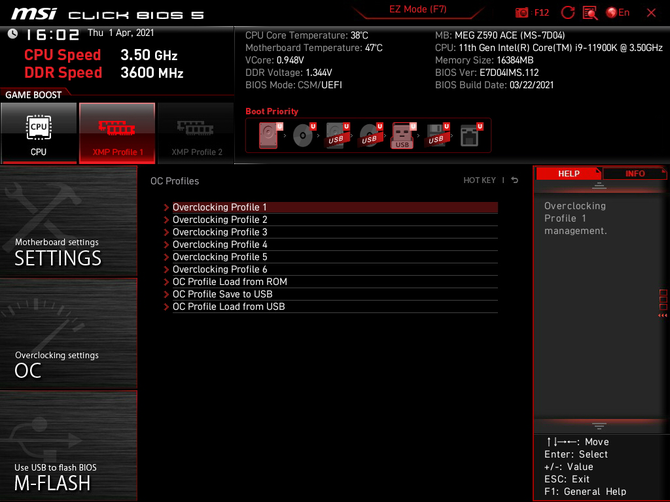 Test płyty głównej MSI MEG Z590 ACE dla procesorów Intel Rocket Lake. Solidna konstrukcja z bogatym wyposażeniem	 [nc1]