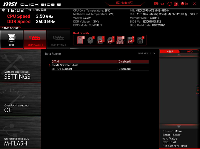 Test płyty głównej MSI MEG Z590 ACE dla procesorów Intel Rocket Lake. Solidna konstrukcja z bogatym wyposażeniem	 [nc1]