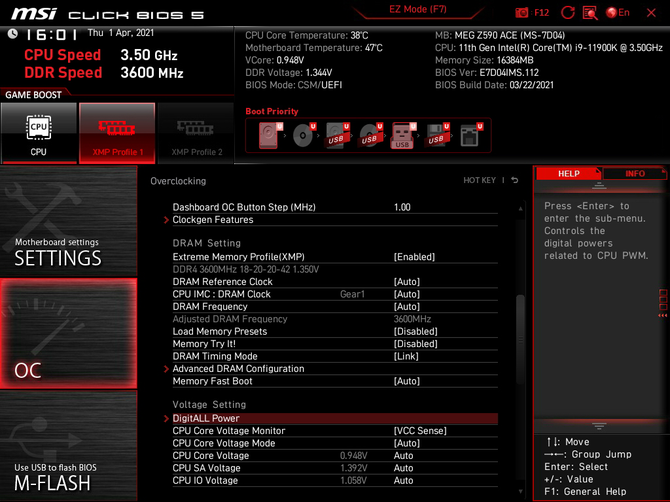 Test płyty głównej MSI MEG Z590 ACE dla procesorów Intel Rocket Lake. Solidna konstrukcja z bogatym wyposażeniem	 [nc1]