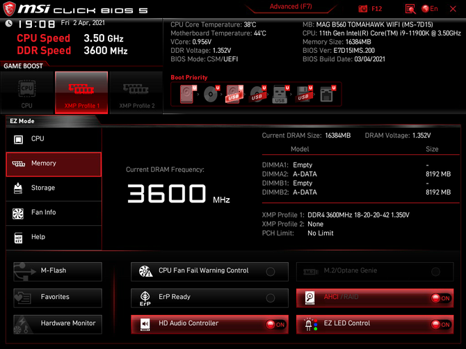 Test płyty głównej MSI MAG B560 Tomahawk WiFi. Procesora nadal nie podkręcisz, ale szybsze pamięci DDR4 działają [nc1]