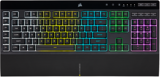 Test klawiatury Corsair K55 RGB PRO. Membrana w cenie przyzwoitego mechanika? Czy taki sprzęt się obroni? [nc1]