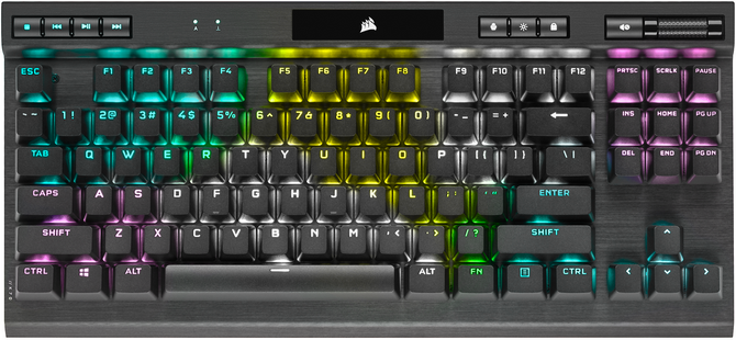 Test klawiatury Corsair K70 RGB TKL. Solidny mechanik bez bloku numerycznego z przełącznikami Cherry MX Speed Silver [nc1]