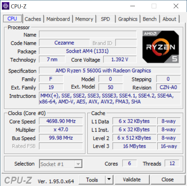 Test procesora AMD Ryzen 5 5600G Cezanne - APU nowej generacji z układem graficznym Radeon Vega i rdzeniami Zen 3 [nc1]