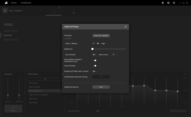 Recenzja Corsair HS80 RGB Wireless – estetyczne słuchawki dla graczy PC i PS5. Dolby Atmos i pady pokryte tkaniną [nc1]