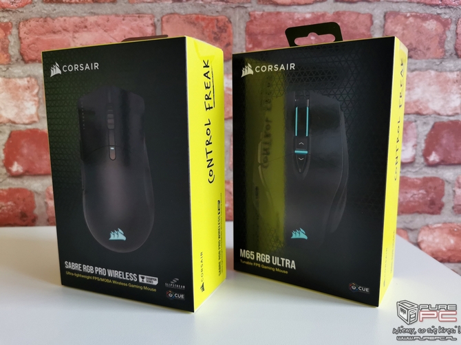 Test Corsair Sabre RGB Pro Wireless i M65 RGB Ultra – gamingowe myszy, niemal pozbawione mankamentów [nc1]