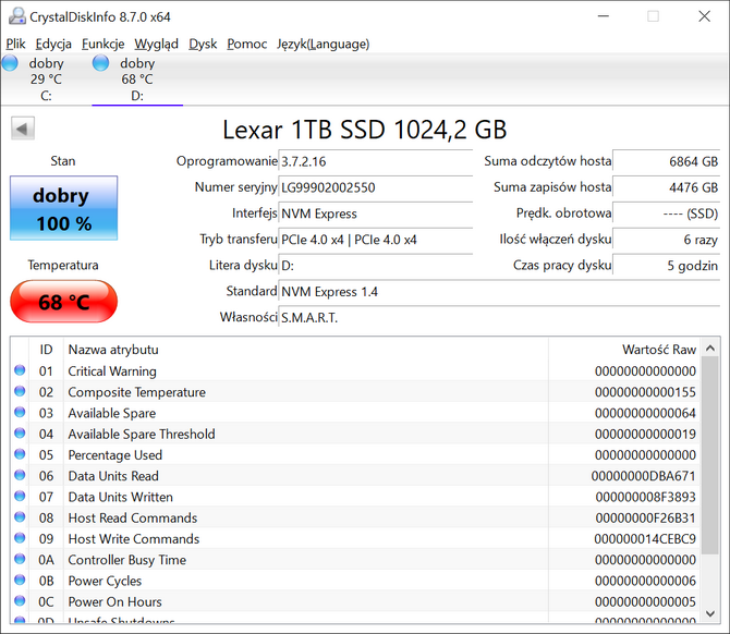 Test wydajności dysku SSD Lexar NM800 PCI-E 4.0 - Mocny konkurent dla Patriot Viper VP4300 i ADATA XPG Gammix S70 [nc1]