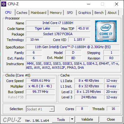 Test wydajności Windows 10 vs Windows 11 w laptopach. Porównanie Intel Core i7-11800H vs AMD Ryzen 9 5900HX [3]