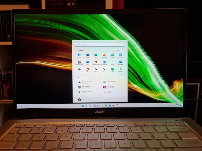 Test Acer Swift 3 - Multimedialny laptop z systemem Windows 11 oraz z pełnym wsparciem dla platformy Intel EVO [nc1]